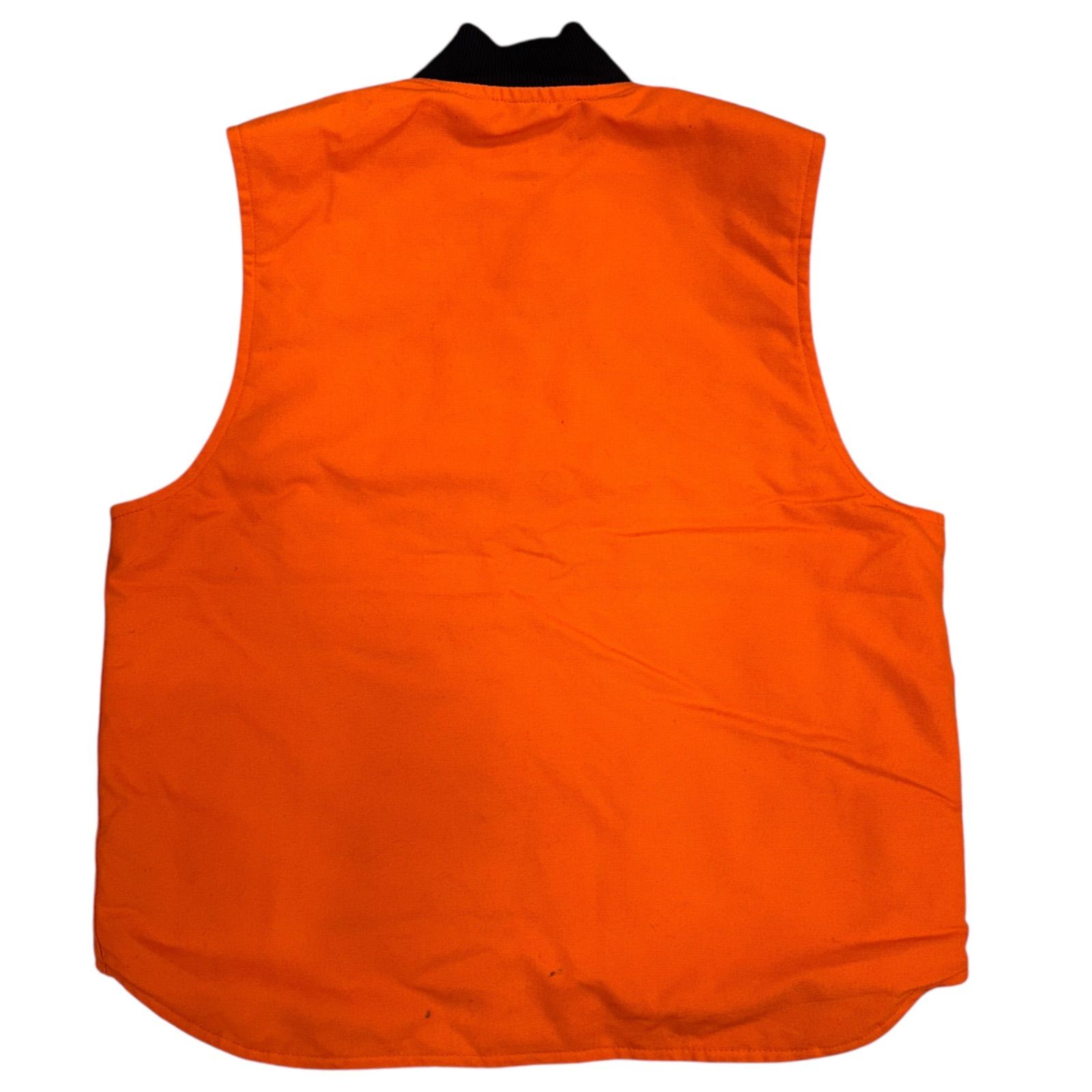 70】メキシコ製 Carhartt カーハート ダックベスト オレンジ L