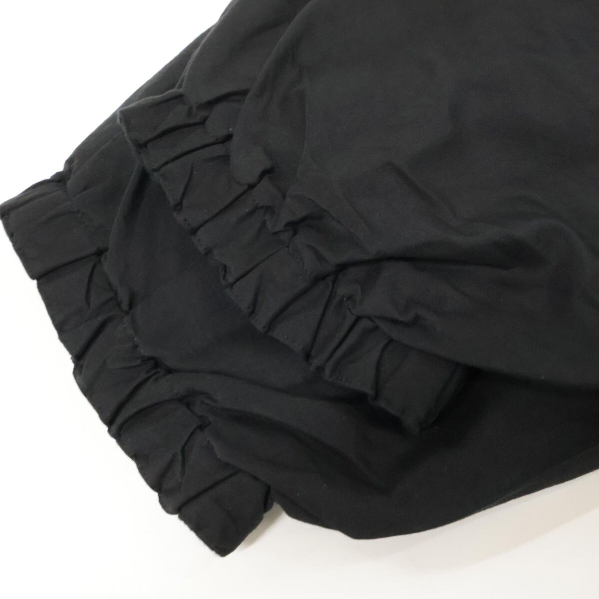  COMOLI コモリ 25 SS B 01-06014 ﾌﾞﾗｯｸ ｺｯﾄﾝ×ｼﾙｸ ﾄﾞﾛｰｽﾄﾘﾝｸﾞ ﾘﾊﾞｰｼﾌﾞﾙﾊﾟﾝﾂ 表記無し その他 メンズ