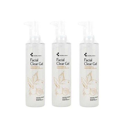 【3個セット】ナチュラルワークス フェイシャルクリアジェル N グレープフルーツu0026マンダリンオレンジ 200ml 【ピーリング】