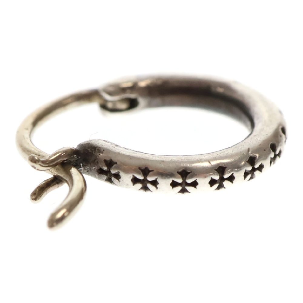 クロムハーツ タイニーTFLフープピアス シルバー クロムハーツタイニーTFLフープピアス|クロムハーツ通販専門店ブラック