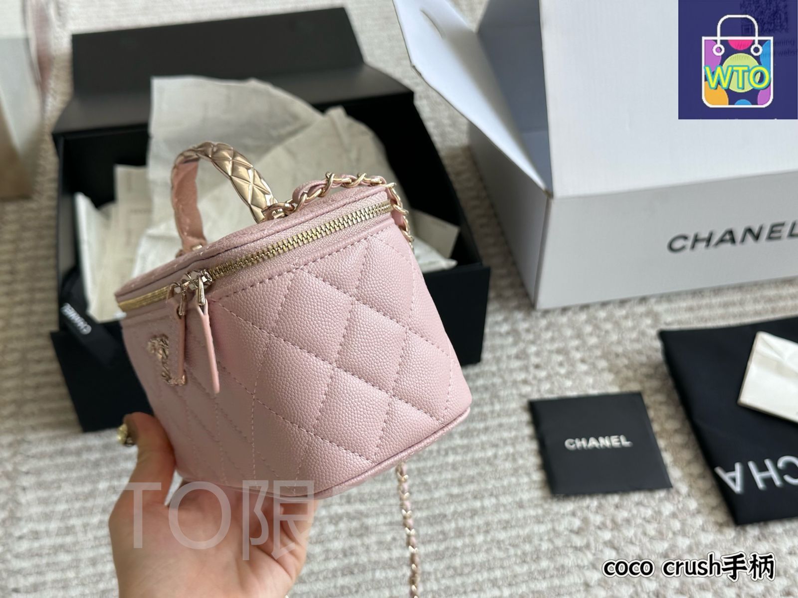 シャネル CHANEL カタログボックスセット ハンドバッグ 木箱 非売品 今日特価】Chanel シャネル ボックスバッグ くつろいだ感じ-WTO
