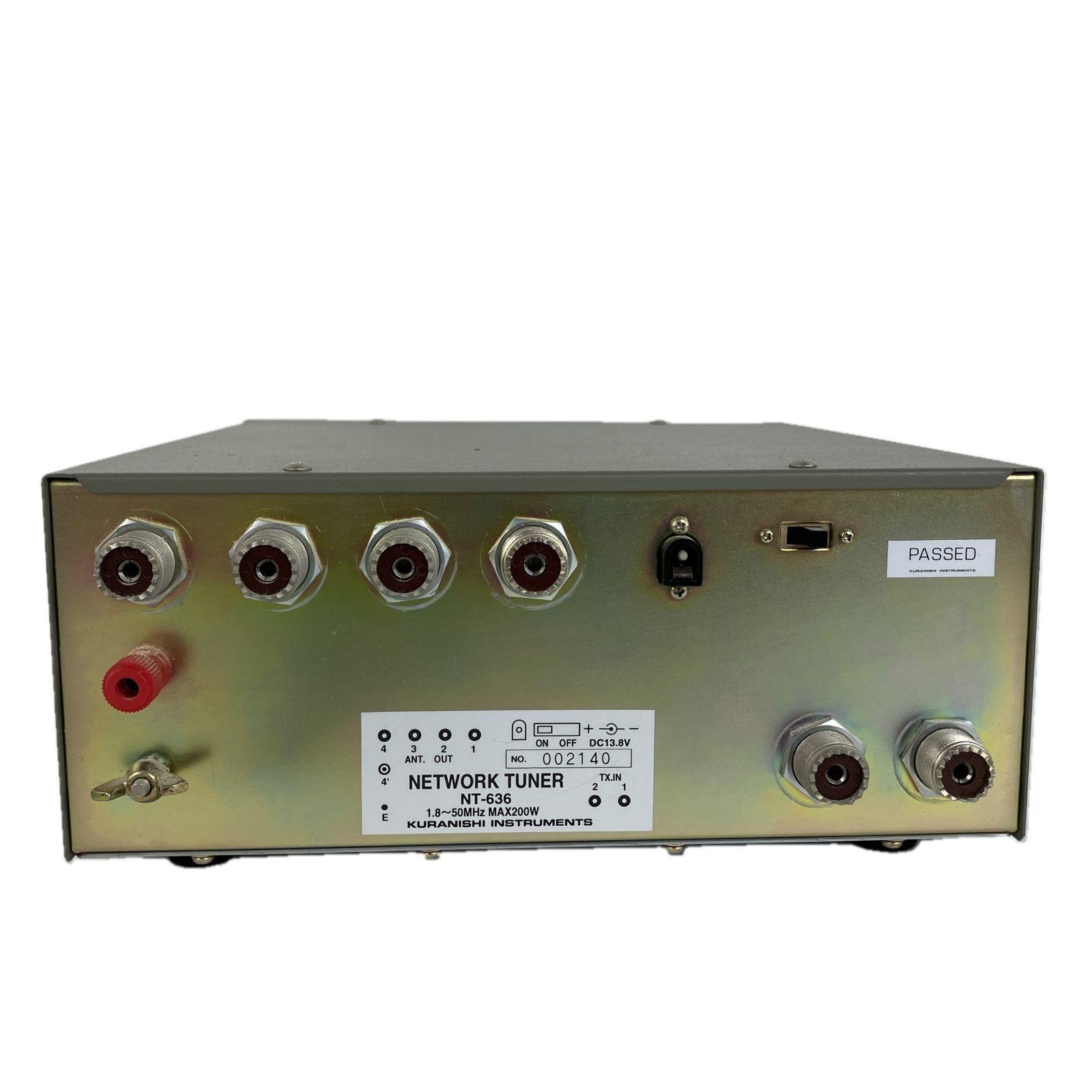 クラニシ NT-535 HF/50MHz 200W アンテナチューナー SWR計搭載 動作