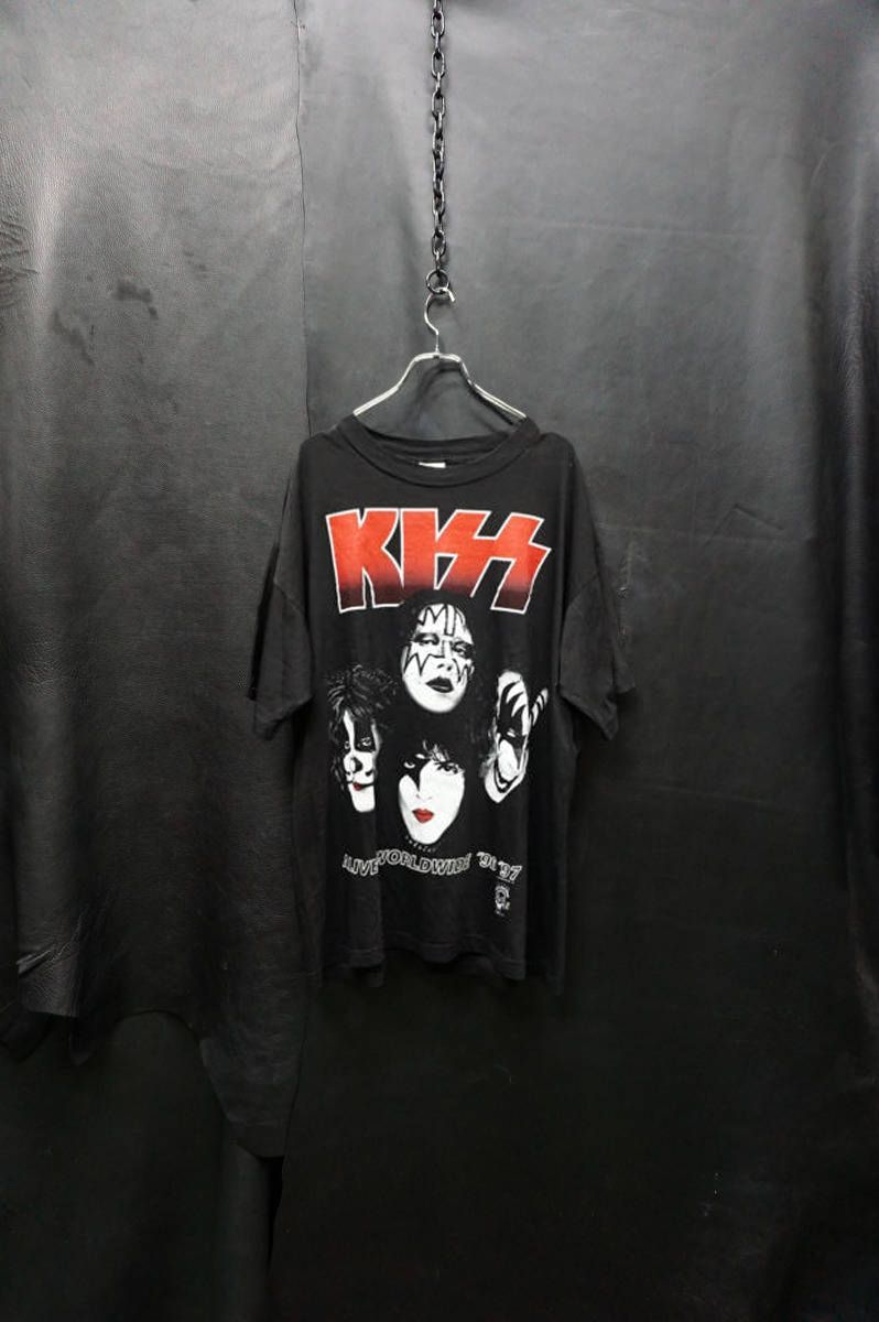 USA製 KISS ALIVE / WORLDWIDE TOUR '96 '97 L BLACKPINK ROSE着 90年代 90's ビンテージ  デッドストック ロックTシャツ バンドT - メルカリ