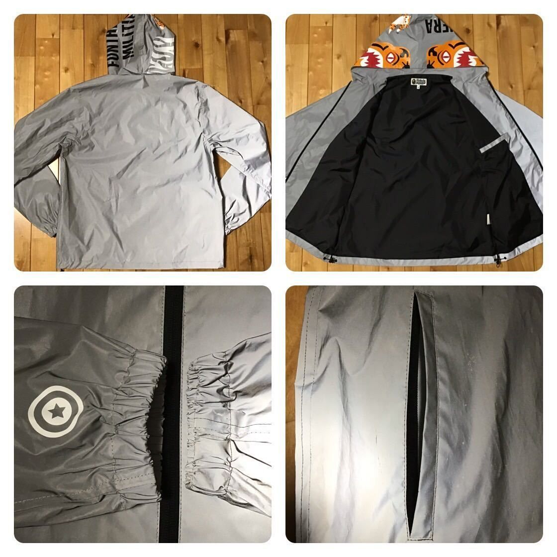 リフレクター タイガー パーカー ジャケット Mサイズ a bathing ape