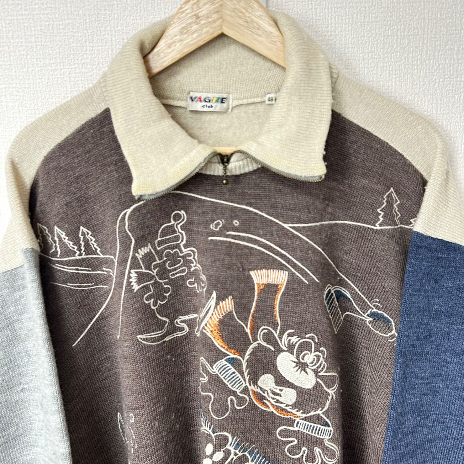 日本製(^w^)b VAGIIE バジエ ニットセーター トップス ウール100