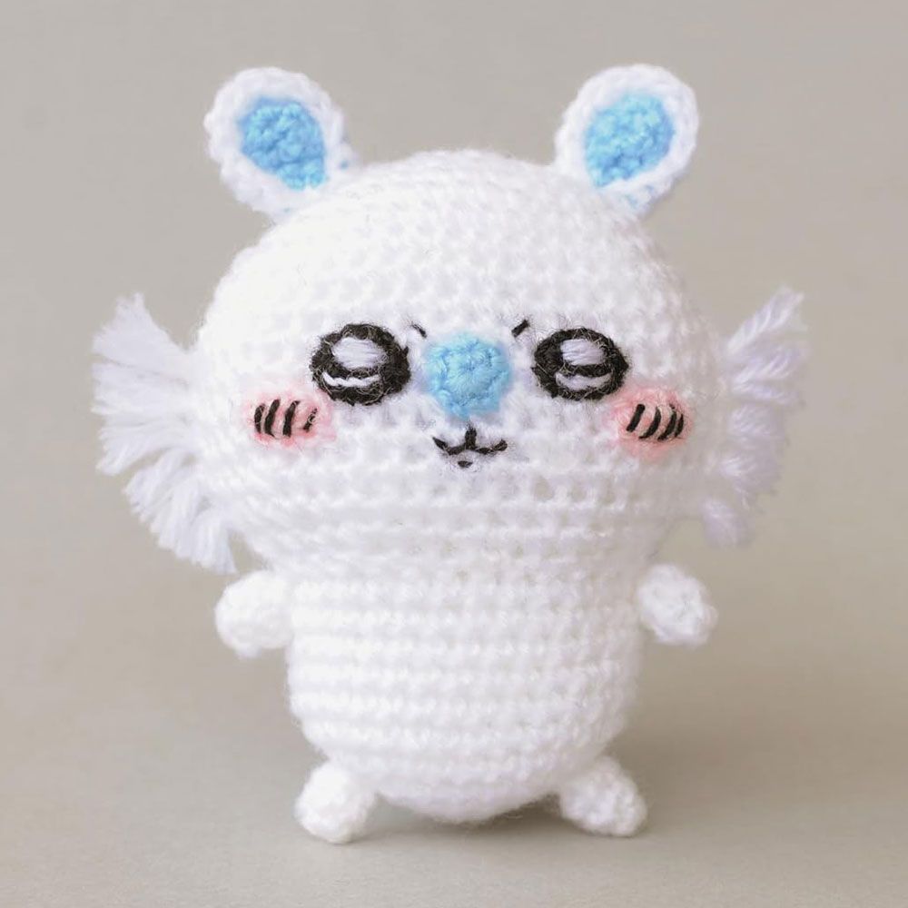 もちこ 編みぬいぐるみ 人形 かぎ編み ハンドメイド ♡ ニーゴKAITO