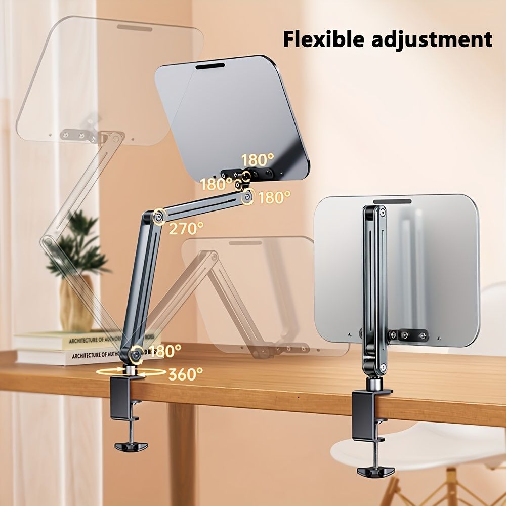 新着商品 1pc 調整可能なアルミニウム合金製読書スタンド折りたたみ式