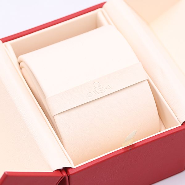 良品 オメガ 空箱 レッドカラー 腕時計用 メンズ/レディース腕時計