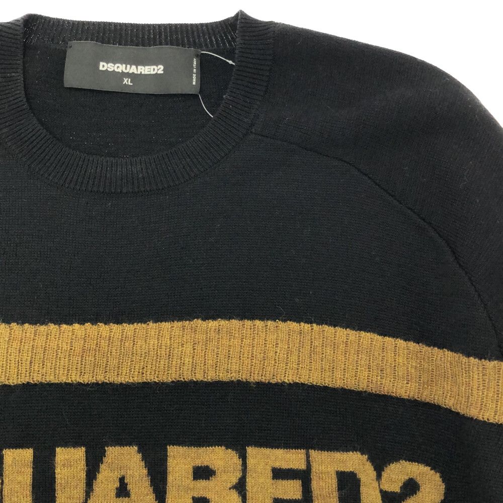 DSQUARED2 (ディースクエアード) 20AW クルーネック ジャガード ロゴ