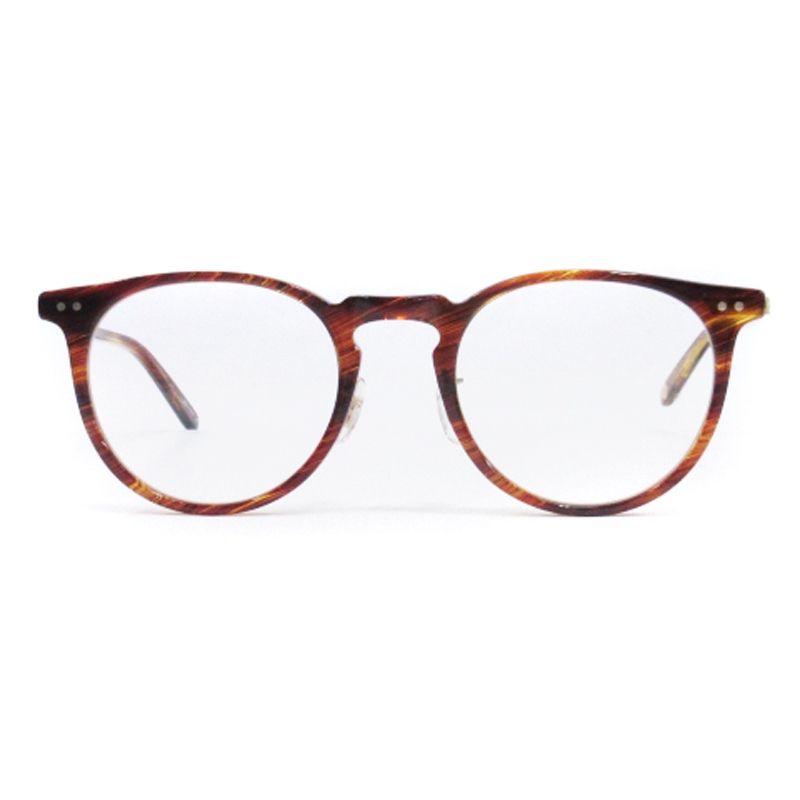 ギャレットライト カリフォルニア GARRETT LEIGHT CALIFORNIA OCEAN CN-G 伊達メガネ めがね 眼鏡 ボストン べっ甲柄 セルフレーム フルリム 茶 ブラウン 46□22