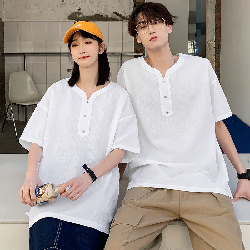 ペアＴシャツ メンズ レディース ゆったり 半袖 半袖カットソー ペアルック 大きサイズ カジュアル 通気 快適 ゆったり ルームウェア 夏物 ペアTシャツ メンズ レディース ゆったり 半袖 半袖カットソー