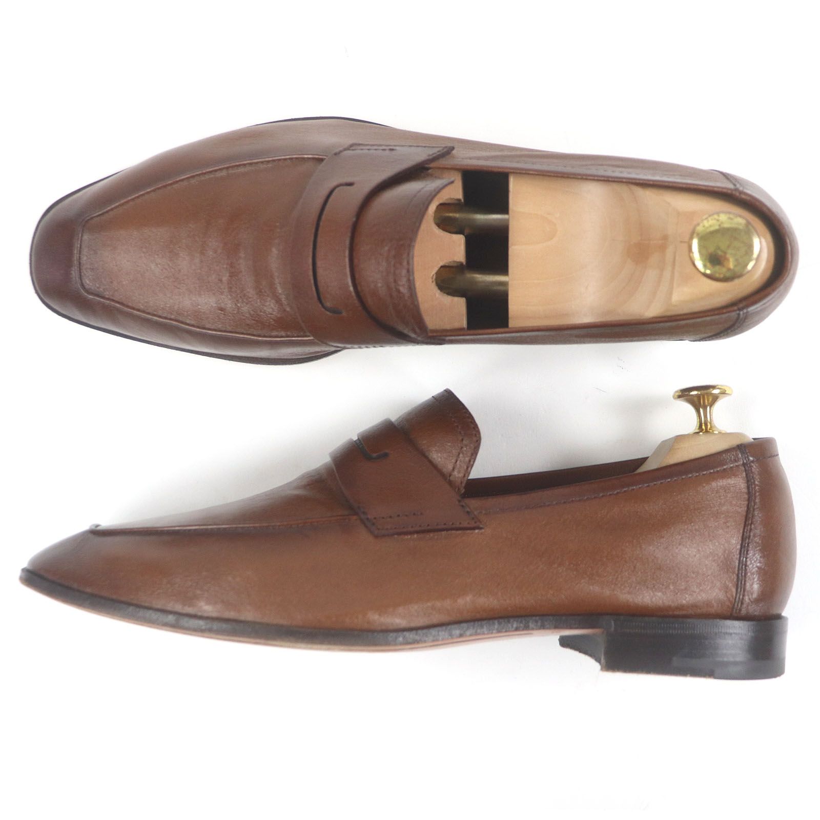 極美品□BERLUTI ベルルッティ ロレンツォ カンガルーレザー コイン  