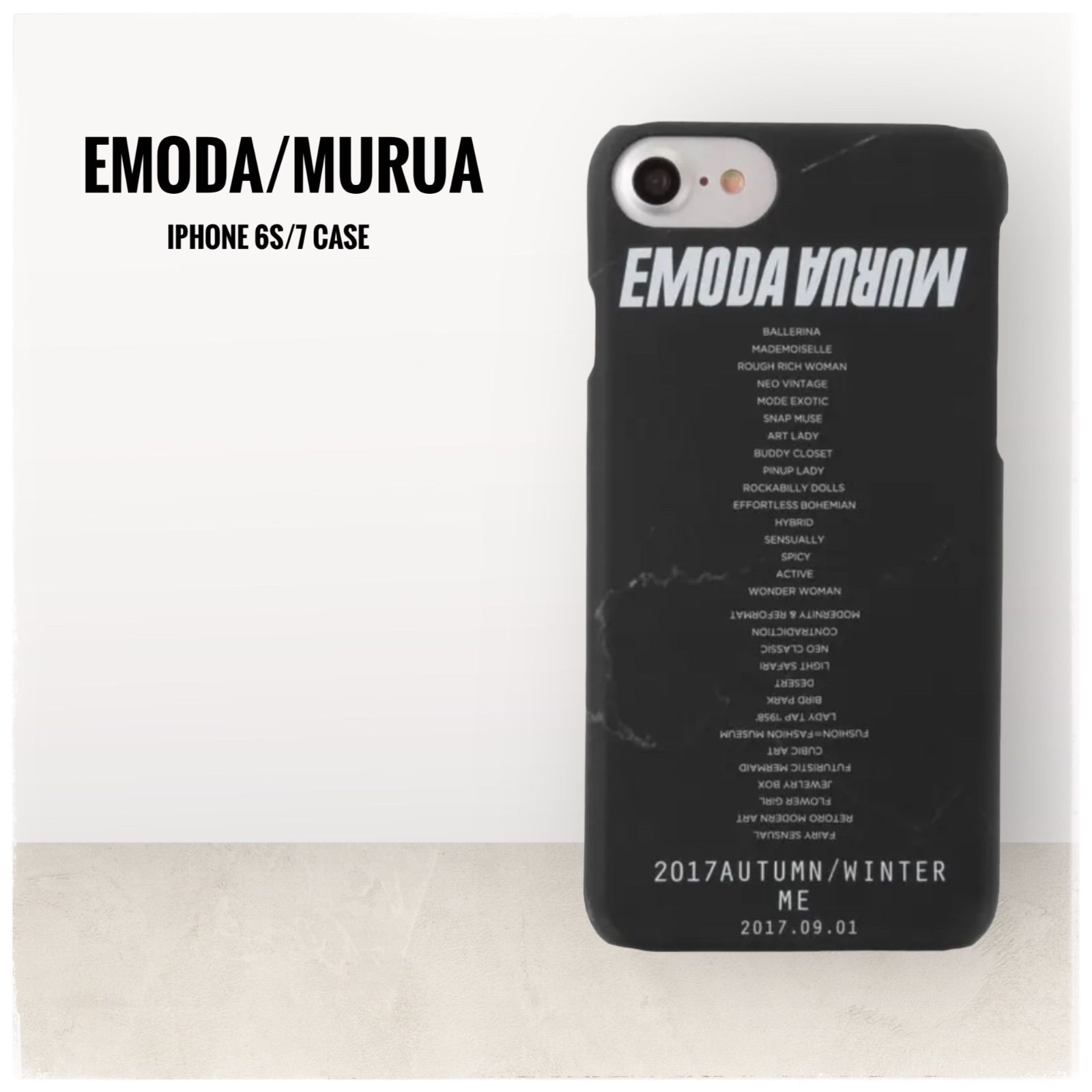 新品✨【EMODA/MURUA 】iphone 6S/7 case - メルカリ