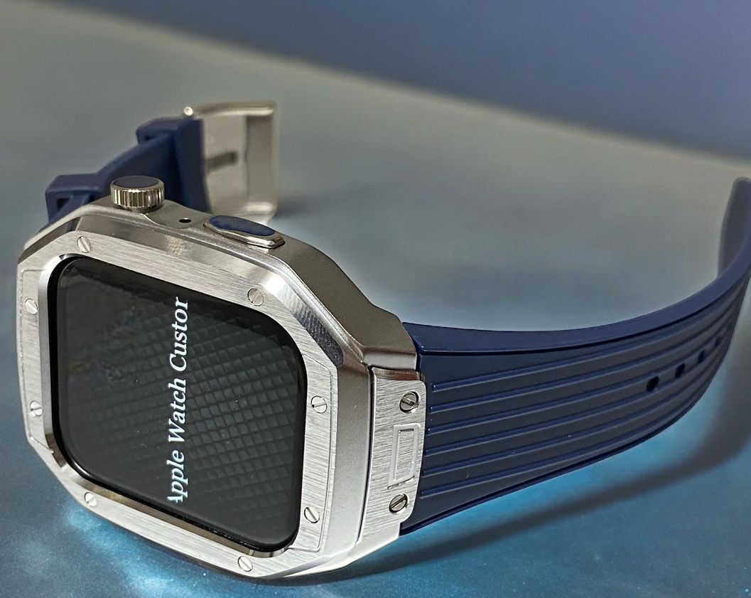 RM-2 シルバー 用い apple watch メタル カスタムケース RM-2 シルバー 用い apple watch メタル カスタムケース