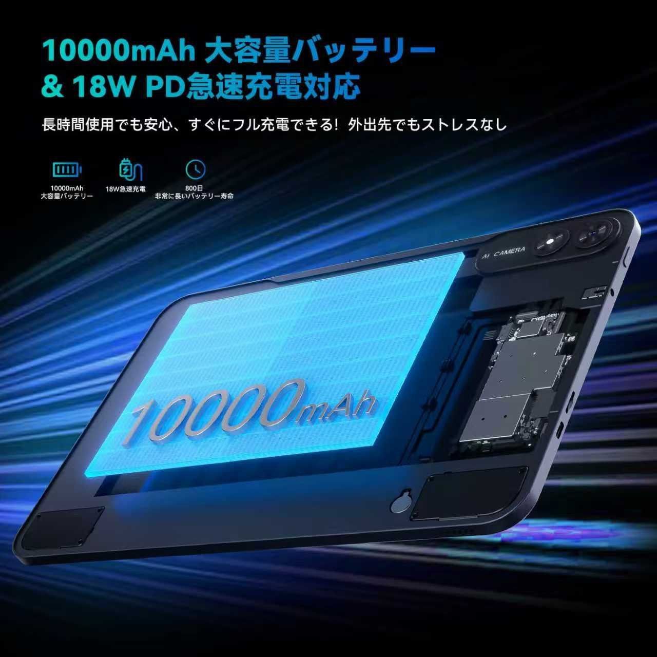 タブレット Android 13.4インチ Wi-Fiモデル 256GB+20GB 1TB拡張