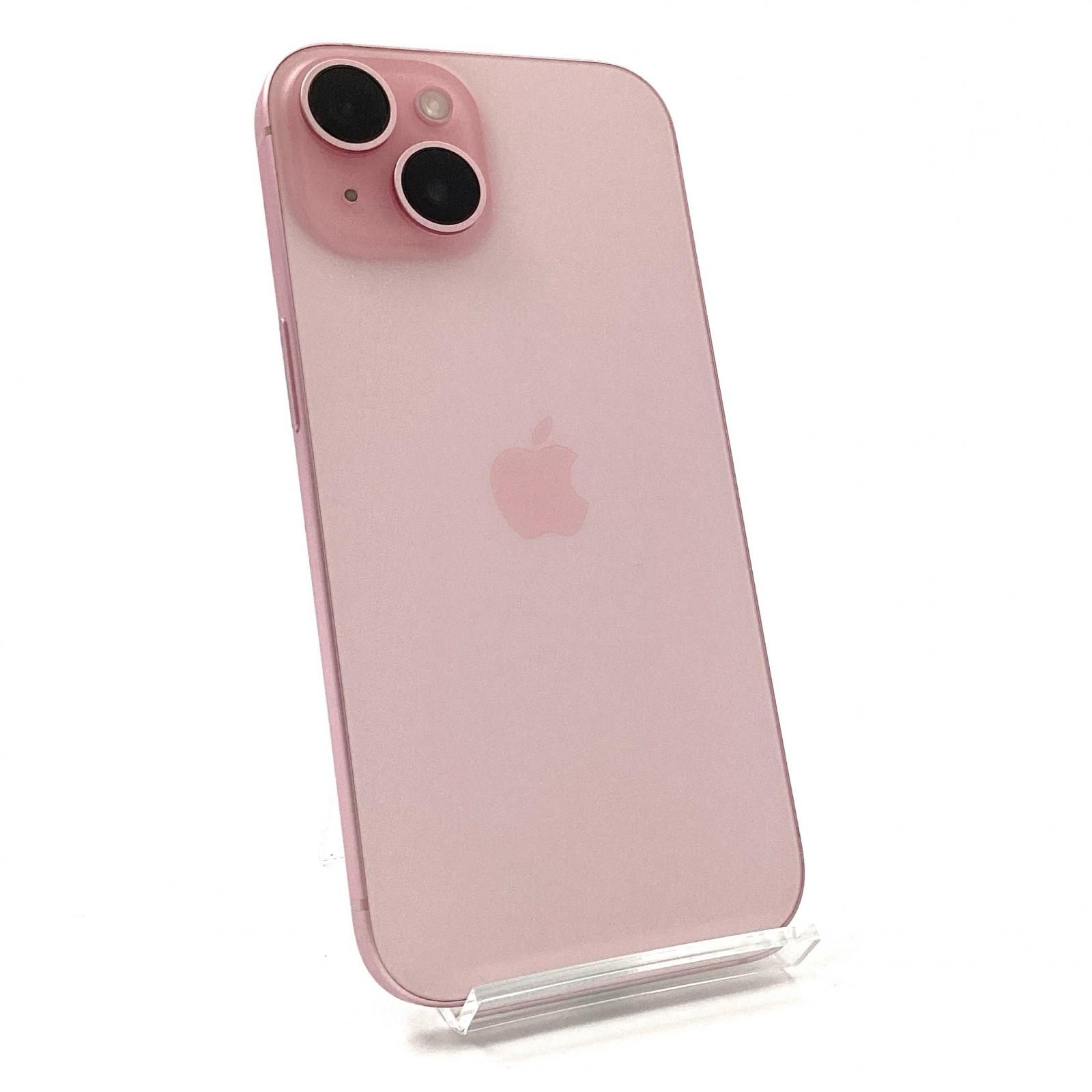 全額返金保証 最速発送 Apple iPhone 15 128GB ピンク SIMフリー 動作 済 92%