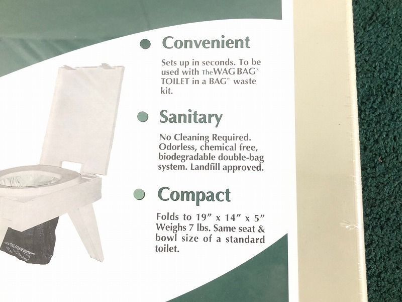 特別プライス☆【米軍放出品】☆未使用品 簡易トイレセット