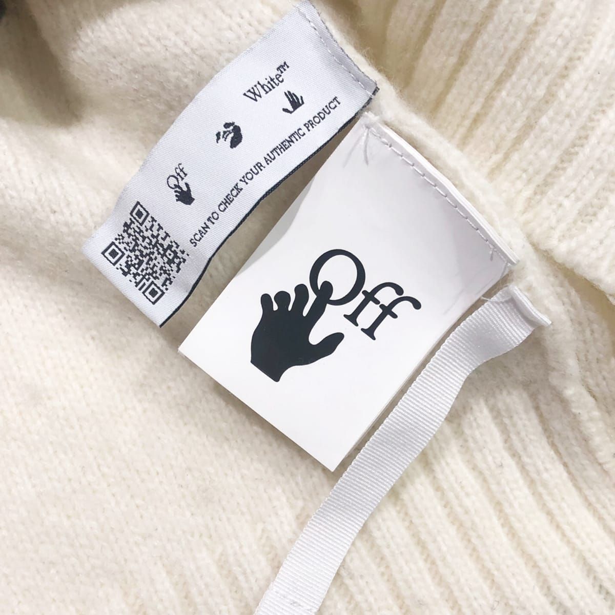 中古】 OFF-WHITE オフホワイト ニット・セーター OMHE088F21KNI001