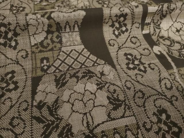 平和屋着物●本場大島紬 古代染色純泥染