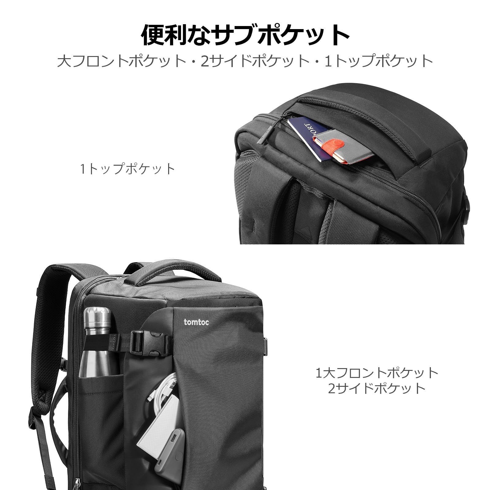 バッグ 【数量限定】大容量 40L リュック 機内持ち込み ビジネス 