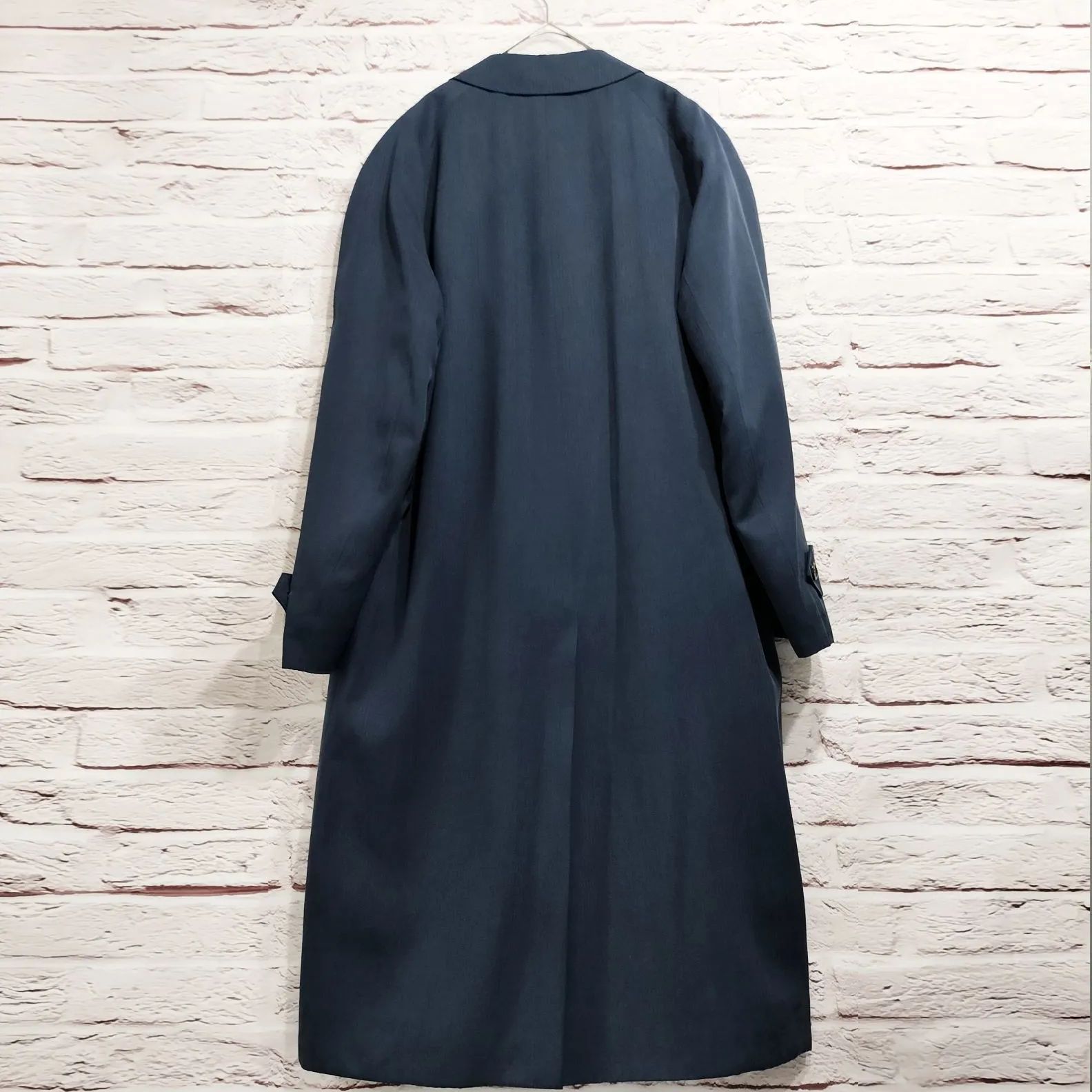 【日本製】AUSTIN REED ステンカラーコート シルク100% 比翼仕立て 日本製】AUSTIN REED ステンカラーコート シルク100% 比翼仕立て