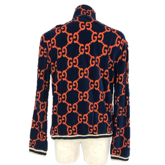 GUCCI グッチ シェニール ベロア ブルゾン トラックジャケット Lサイズ 