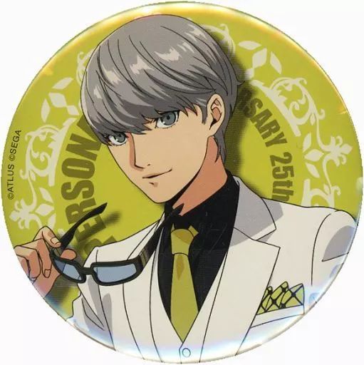 中古】バッジ・ピンズ 鳴上悠(ペルソナ4) 缶バッジ 「セガ ラッキー