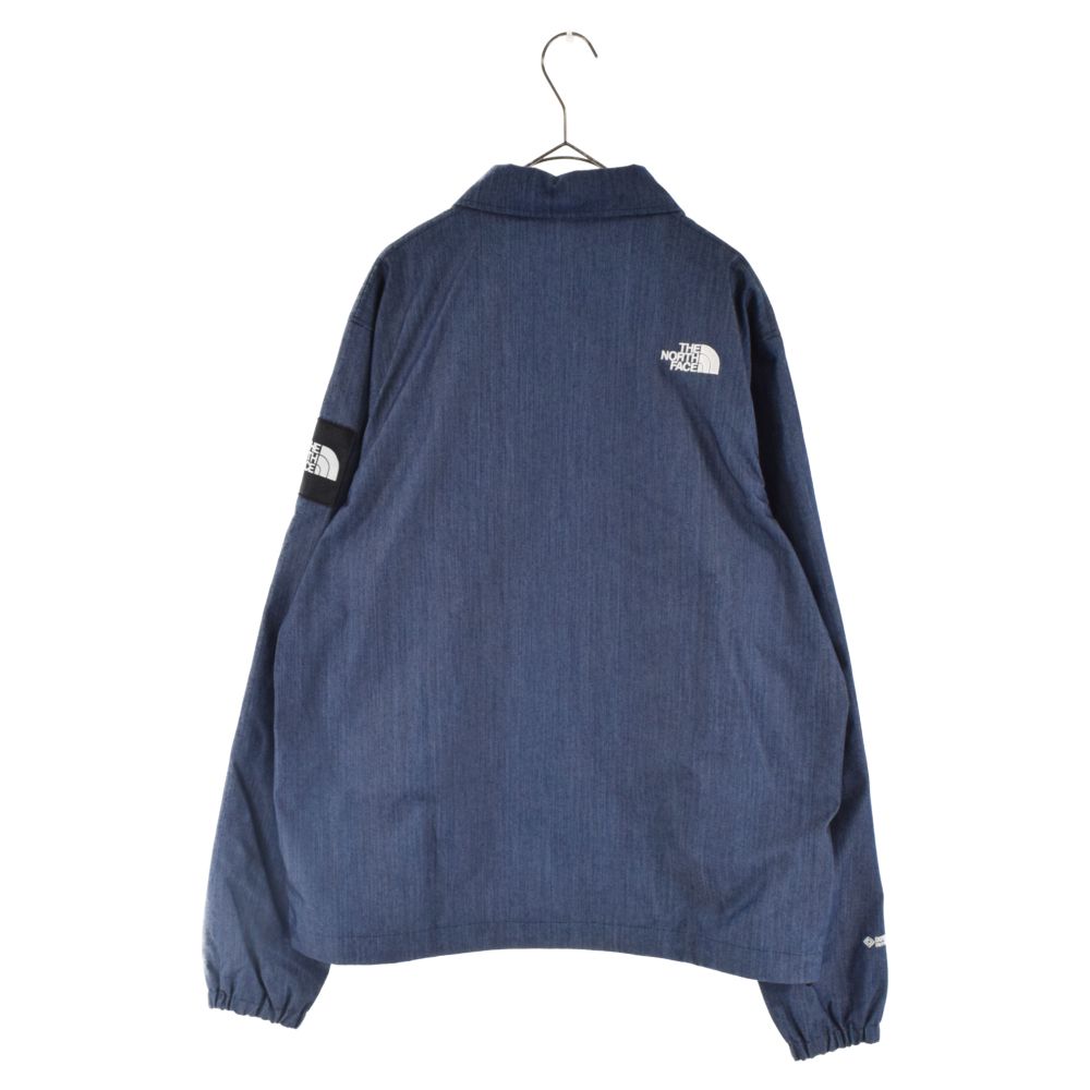 47センチ袖丈THE NORTH FACE ザノースフェイス GTX Denim Coach Jacket デニムナイロンコーチジャケット インディゴ  NP12042 - フライトジャケット