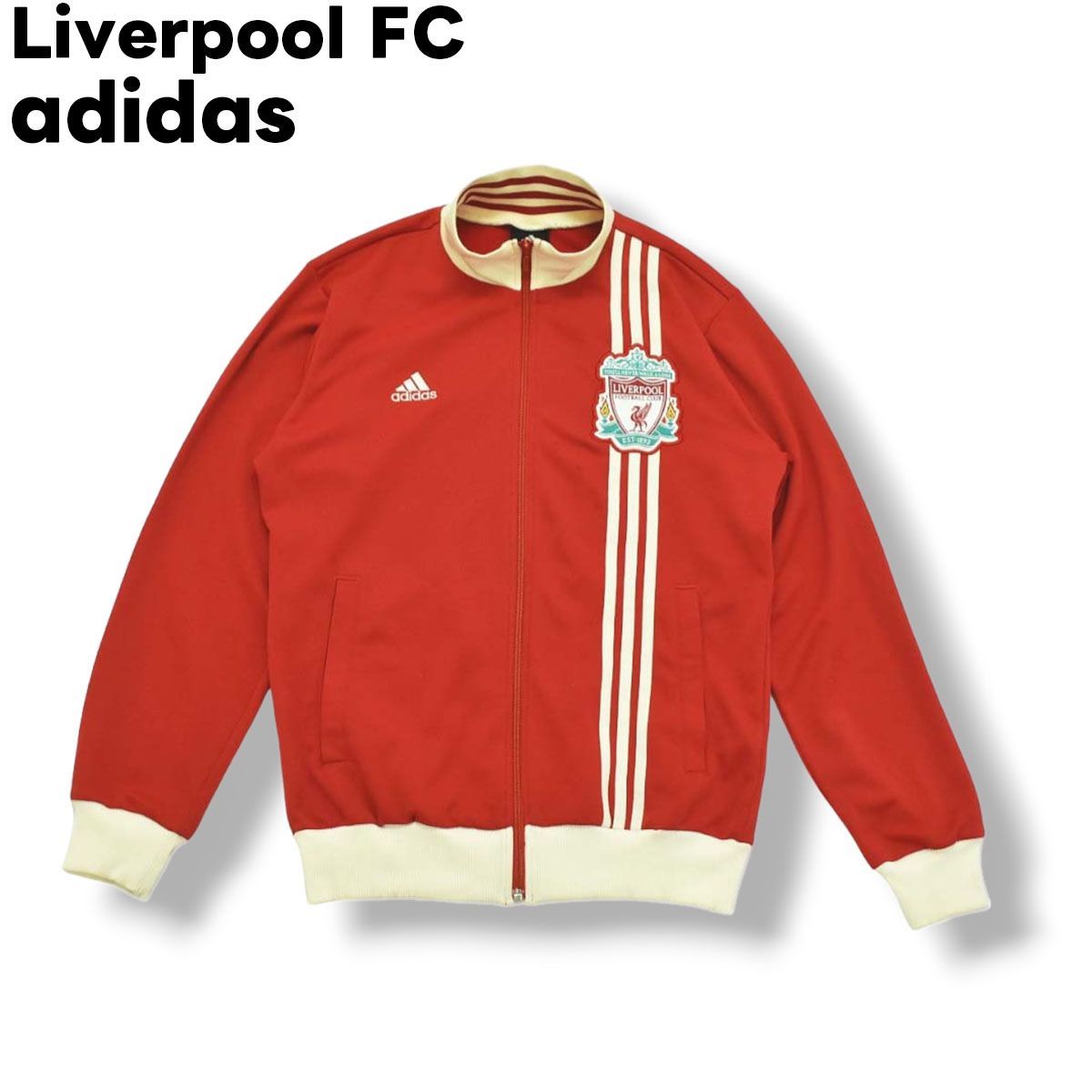 【人気SALE新作登場】【レア】adidas LIVERPOOLトラックジャケット M ジャージ レッド トップス