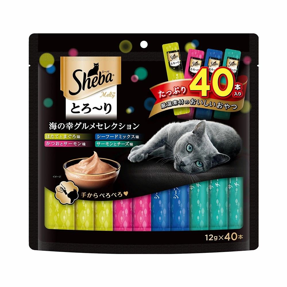 同梱不可 12個セット マースジャパンリミテッド シーバ とろ～り メルティ 海の幸グルメセレクション 12g×40本