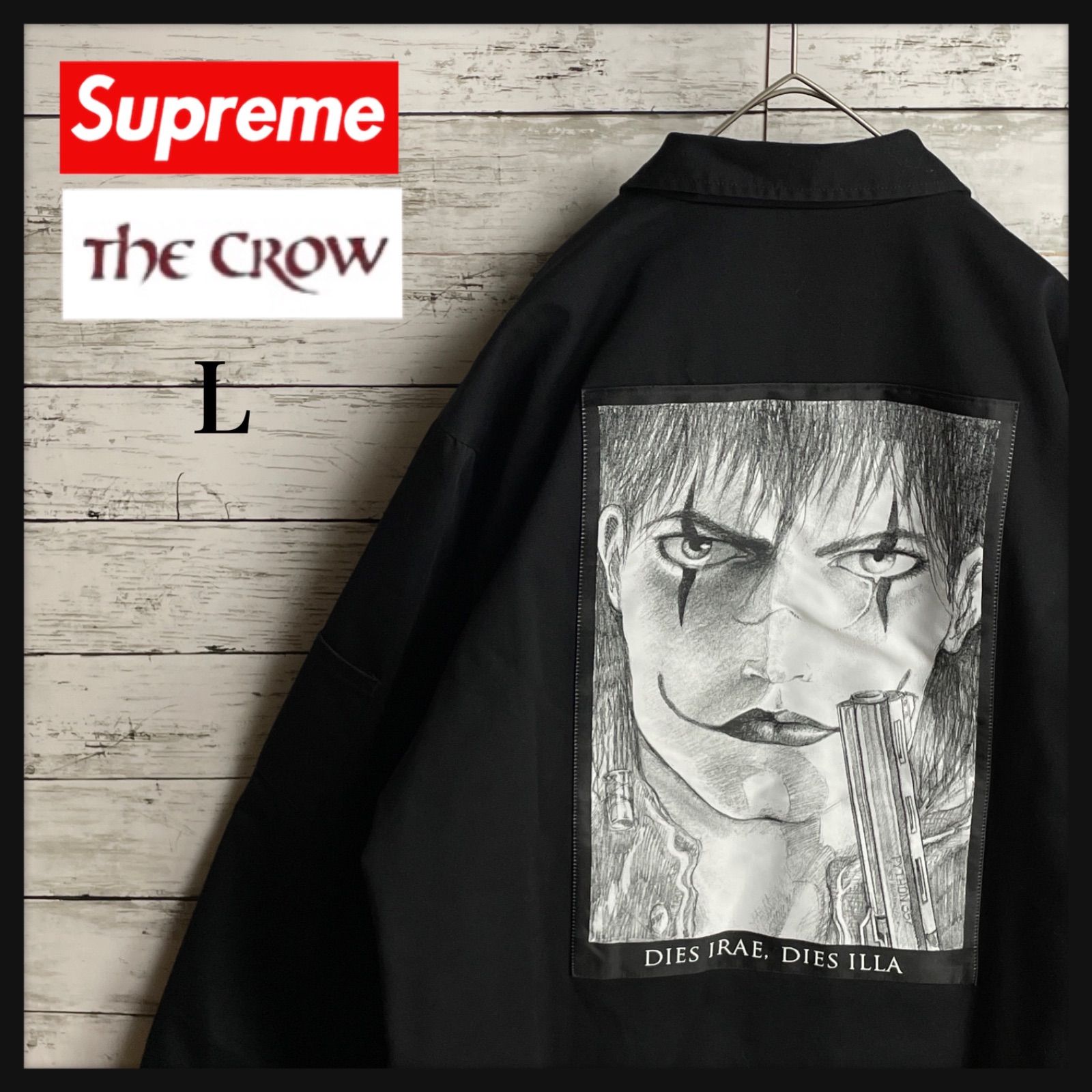 02931【美品】超希少コラボ☆シュプリーム / Supreme ×ザ・クロウ / The Crow 中綿入りジャケット - メルカリ