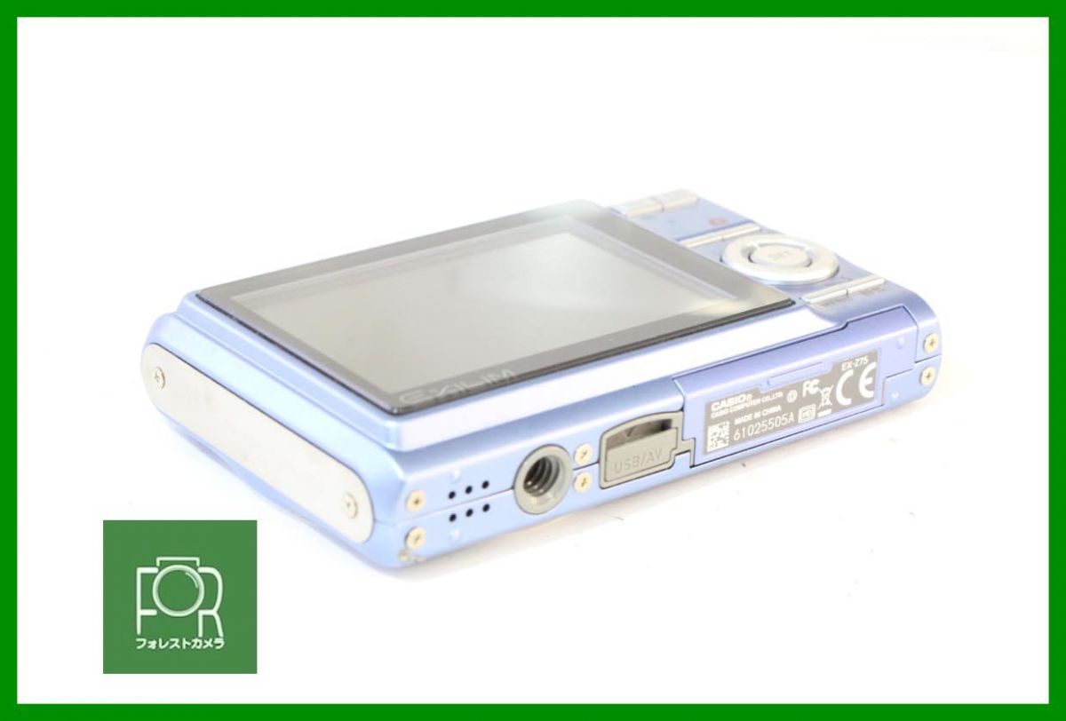 動作保証・点検済】良品□CASIO EXILIM EX-Z75 ﾌﾞﾙｰ□バッテリー