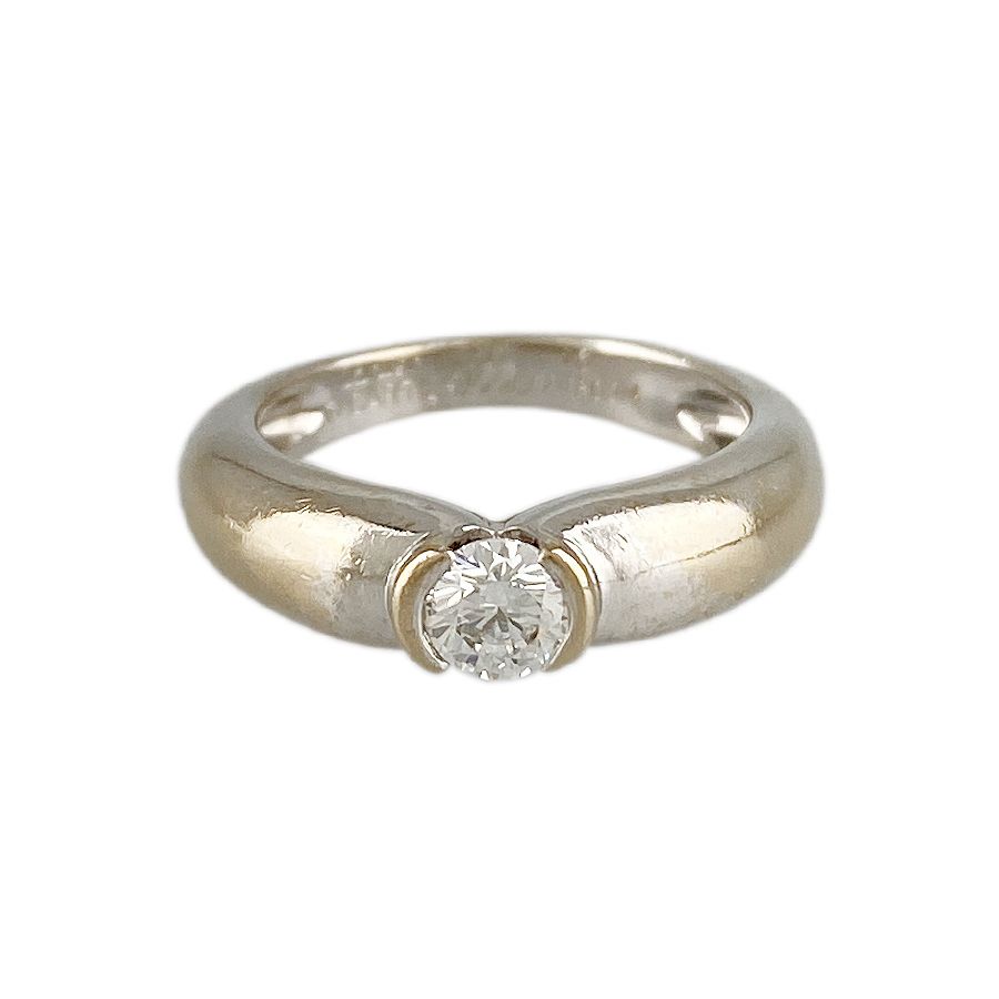 カルティエ CARTIER シェリー リング K18WG ダイヤモンド 8号(48