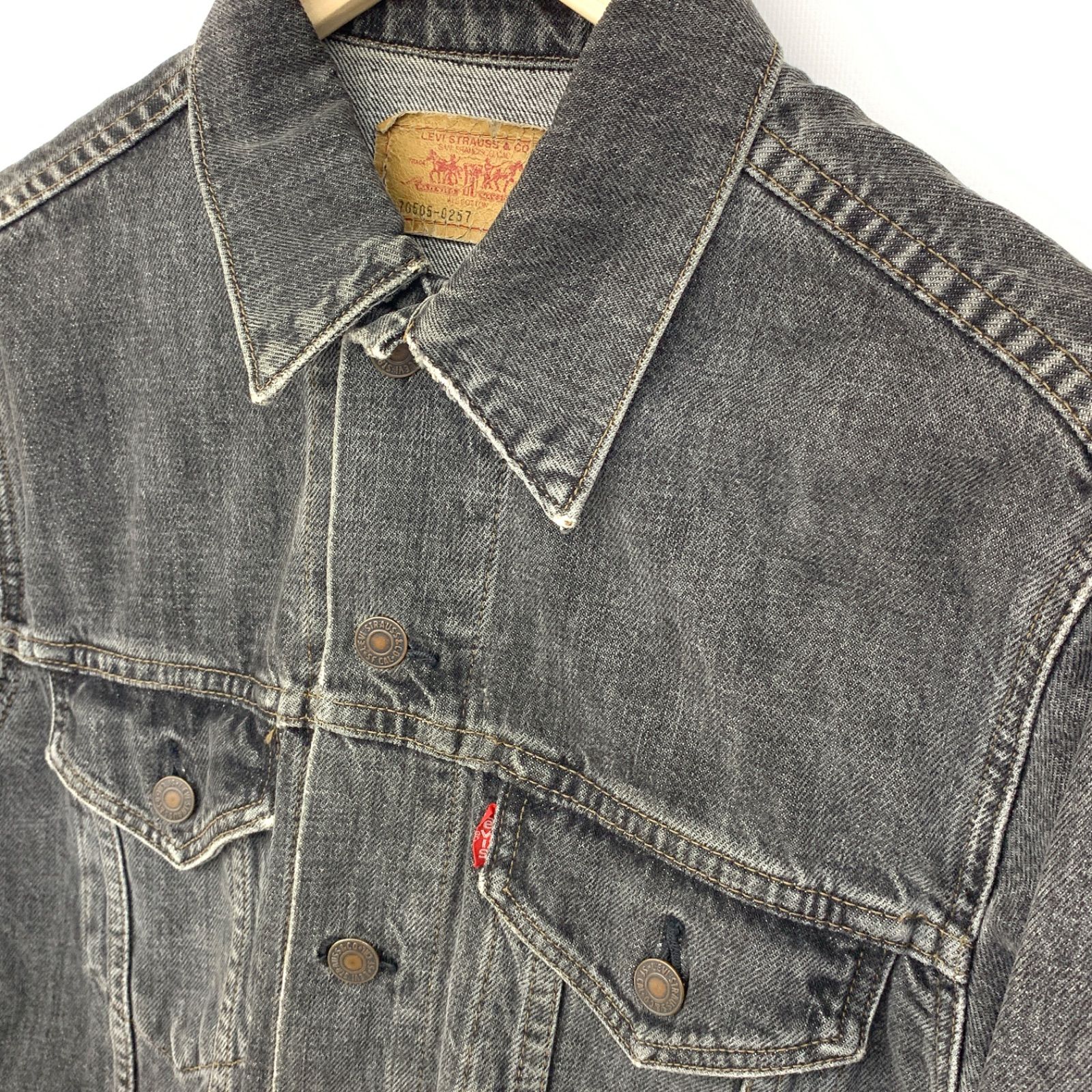 リーバイス 90s levi's 70505-0257 Gジャン デニムジャケット 40 黒 