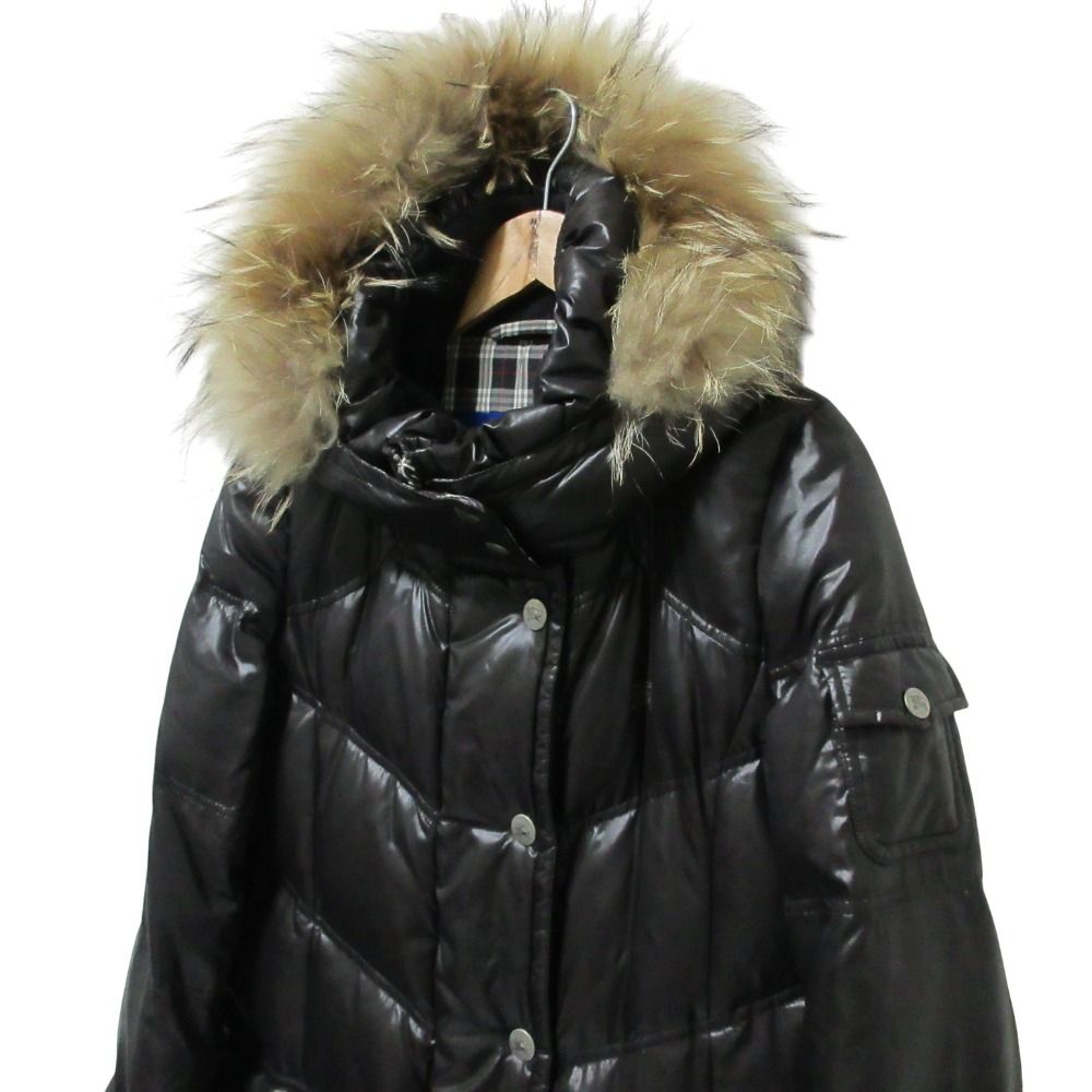 美品 BURBERRY BLUE LABEL バーバリーブルーレーベル ラクーン