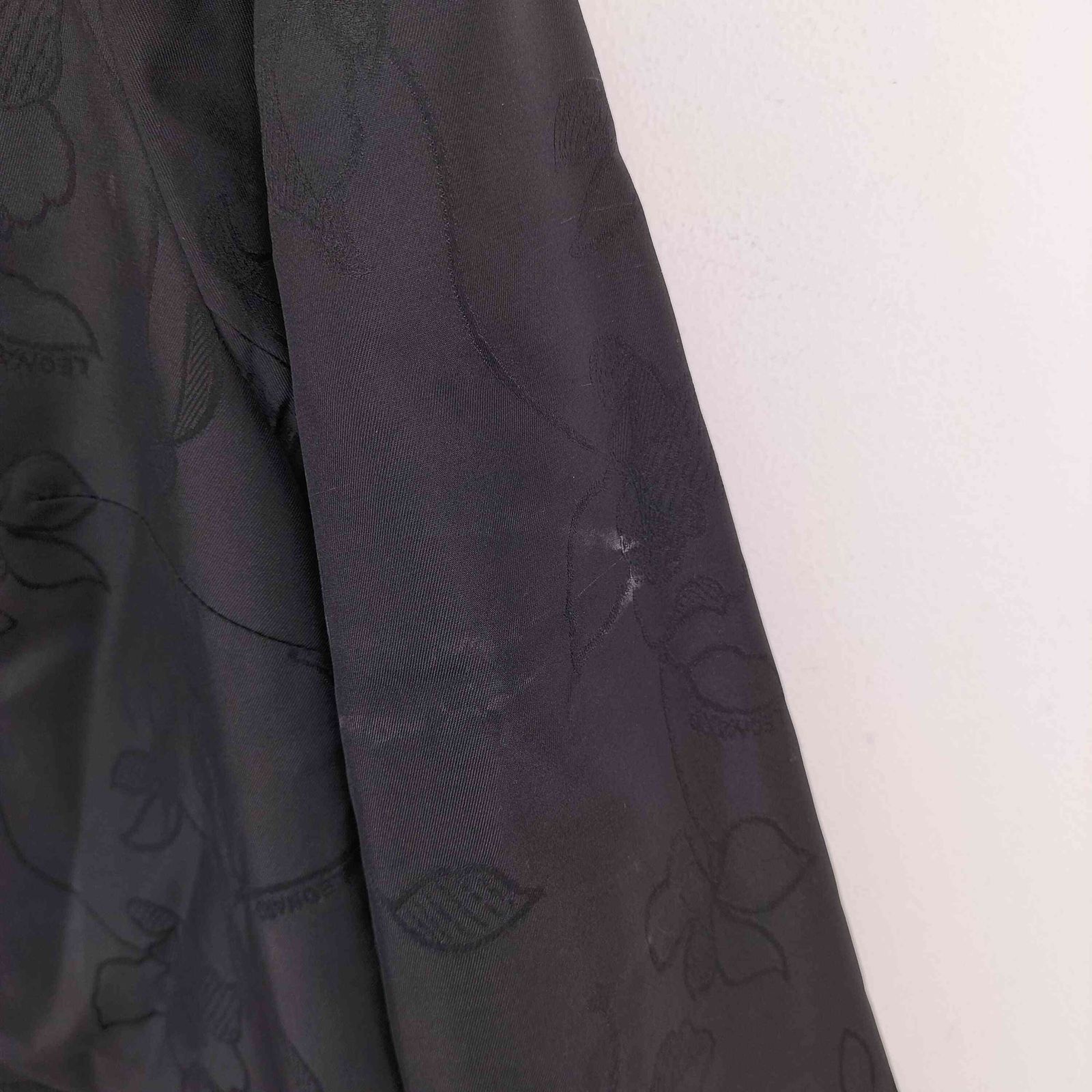 レオナール LEONARD シルク100% ジャガード 中綿コート レディース 11R