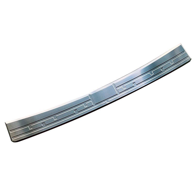 送料無用 24系 トヨタ プラド 外後部ガード リアバンパーステップガード トランクスカッフプレート 装飾モールsq