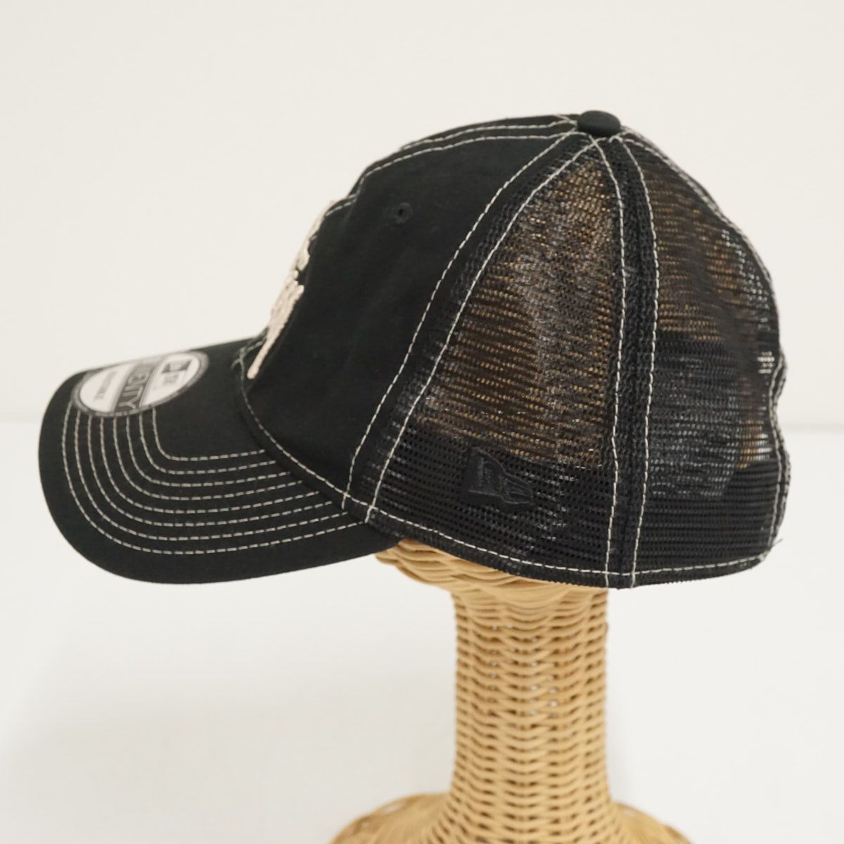 stussy ERA 9 TWENTY ステューシー ニューエラ ブラック メッシュキャップ 品 ブランド ロゴ ONE SIZE X 7739