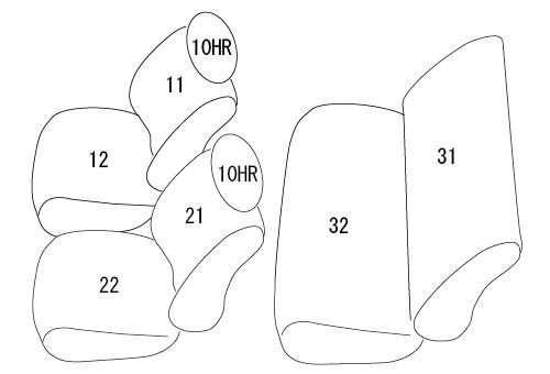 Clazzio クラッツィオ シートカバー DIA ダイヤ スクラム DG17V R4 4～R6 3 ES-6037 BRIGHTFACE_UK