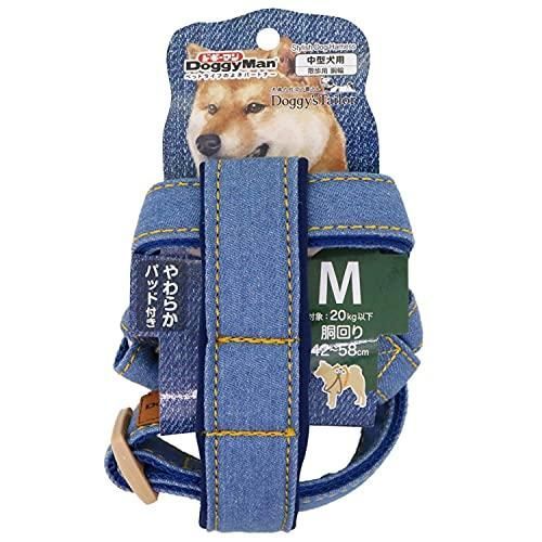 ドギーマン Dｏｇｇｙ ｓ Tａｉｌｏｒ ドッグハーネス どうわ M デニムスタイル ブルー