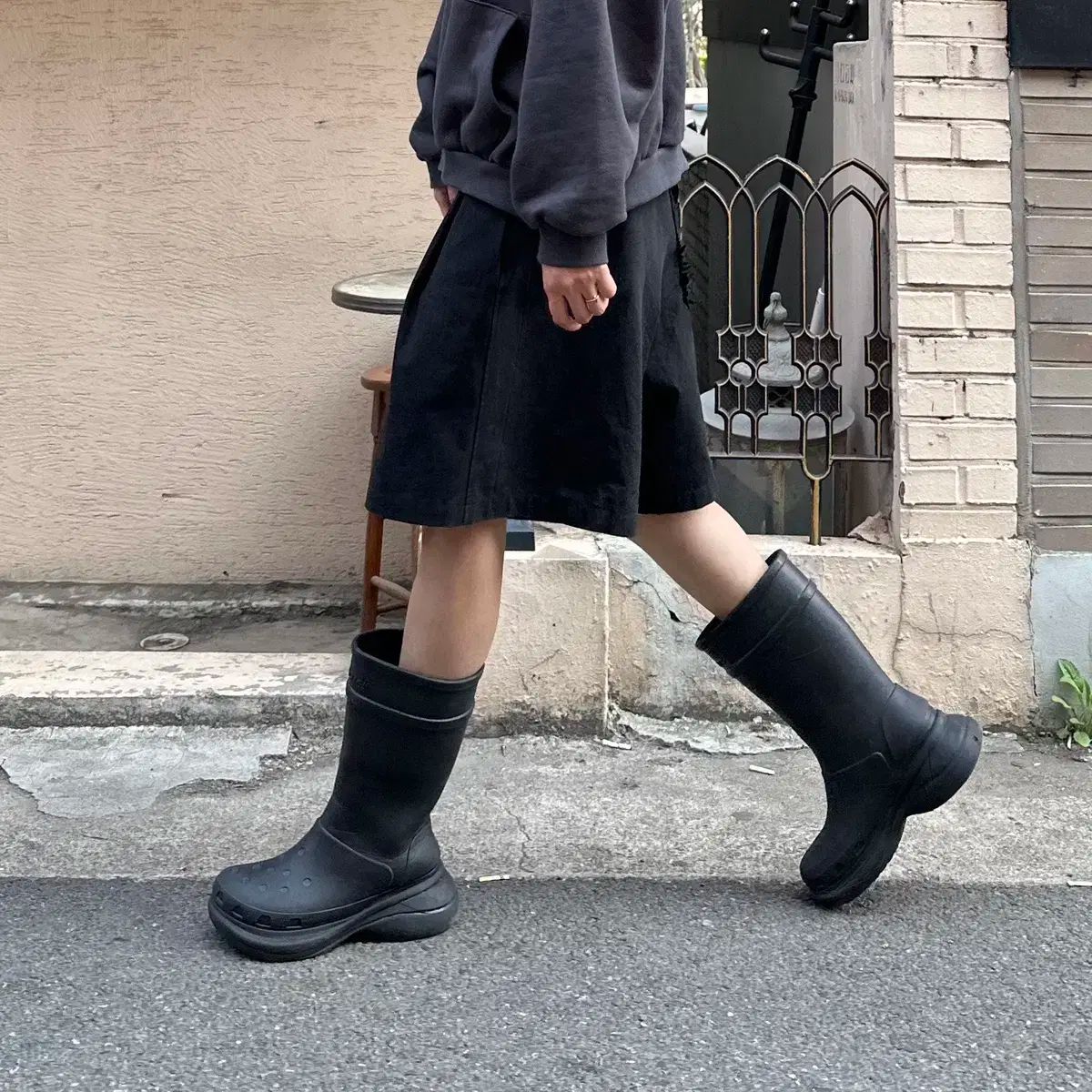 Balenciaga crocs boots ラバーブーツ クロックス 44 Women's Crocs