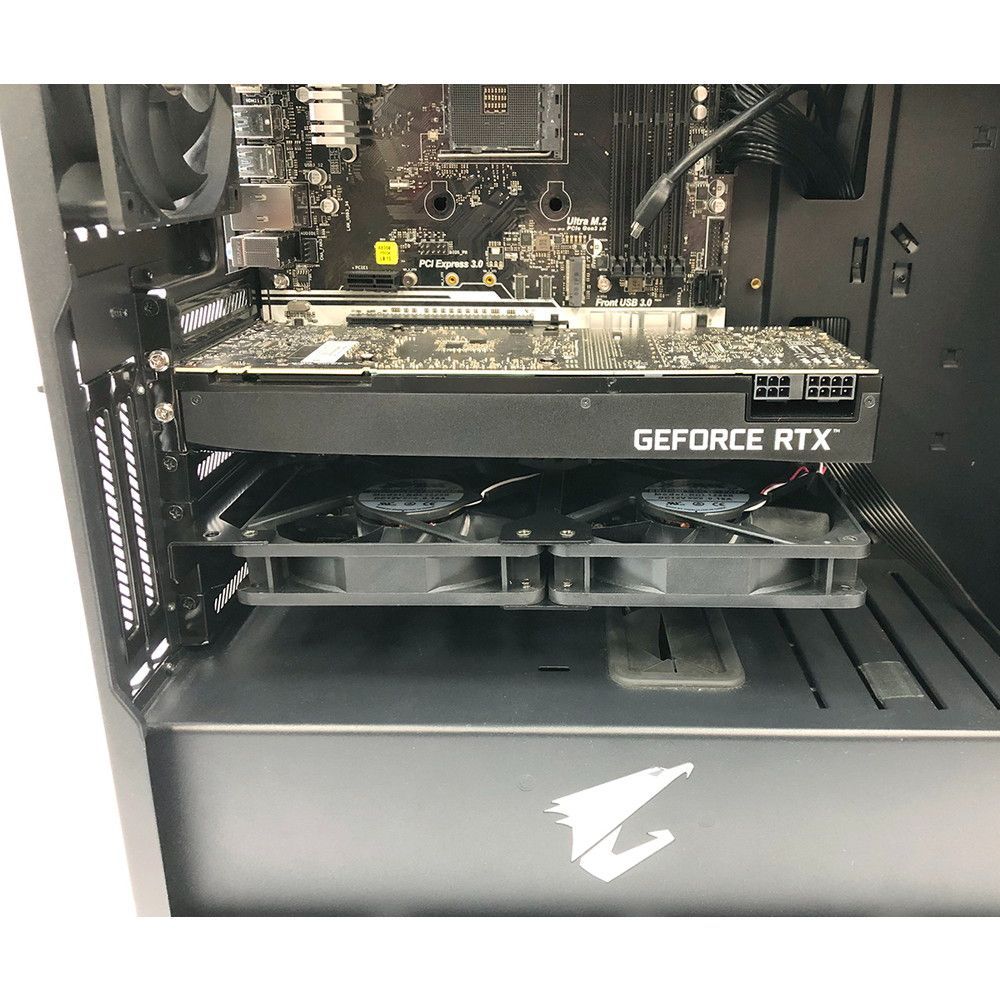 長尾製作所 職人シリーズ SS-NPCIFSTY120PRO-V PCIスロット用120mmファンステイPRO 改