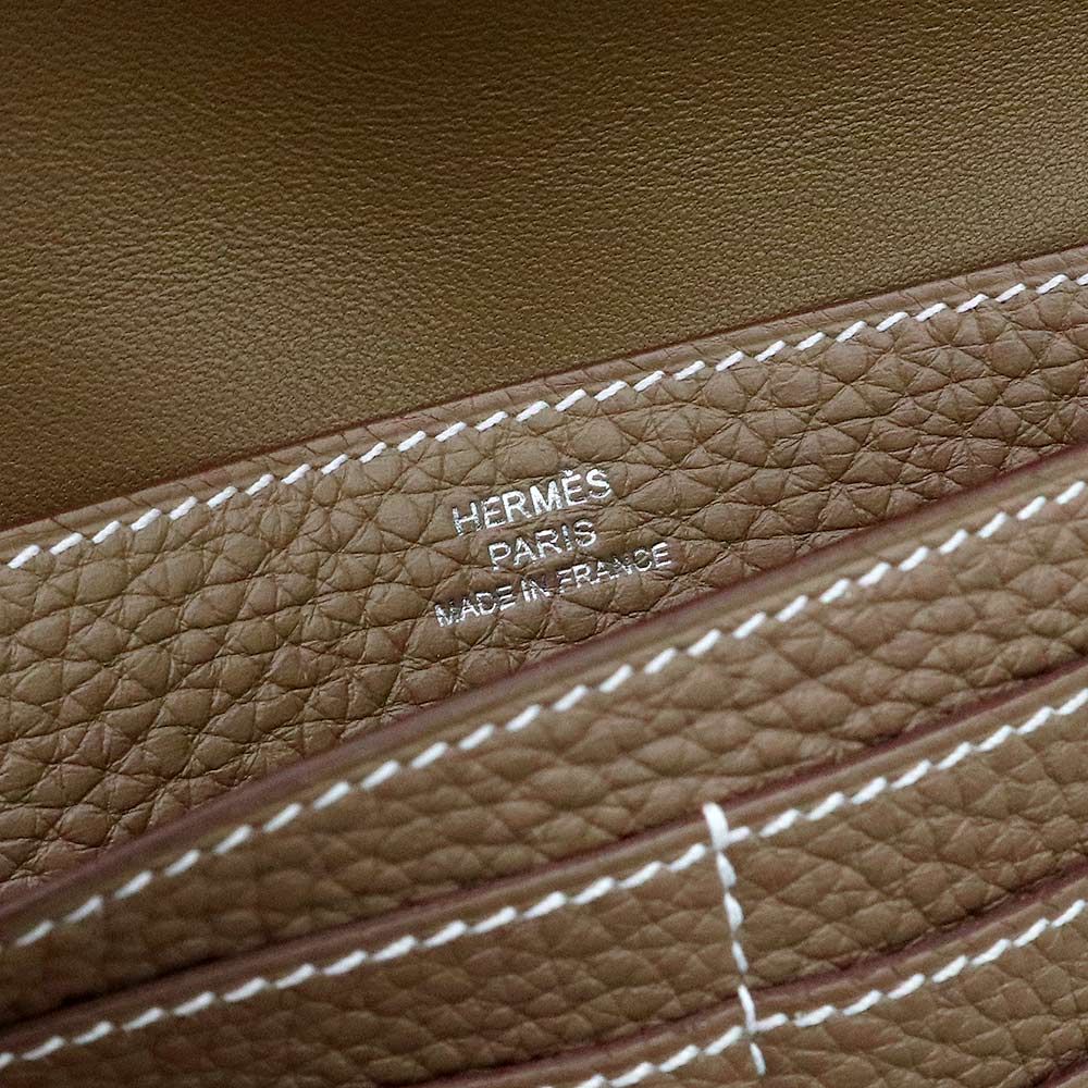 HERMES　ドゴン　エトゥープ エルメス Hermes HERMES カードケース DOGON ドゴン H044083CK