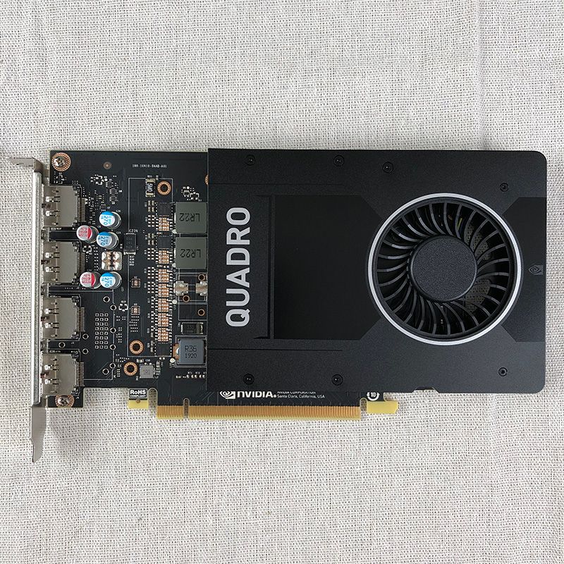 【画面出力確認済】グラフィックボード NVIDIA QUADRO P2000/GPU-240710