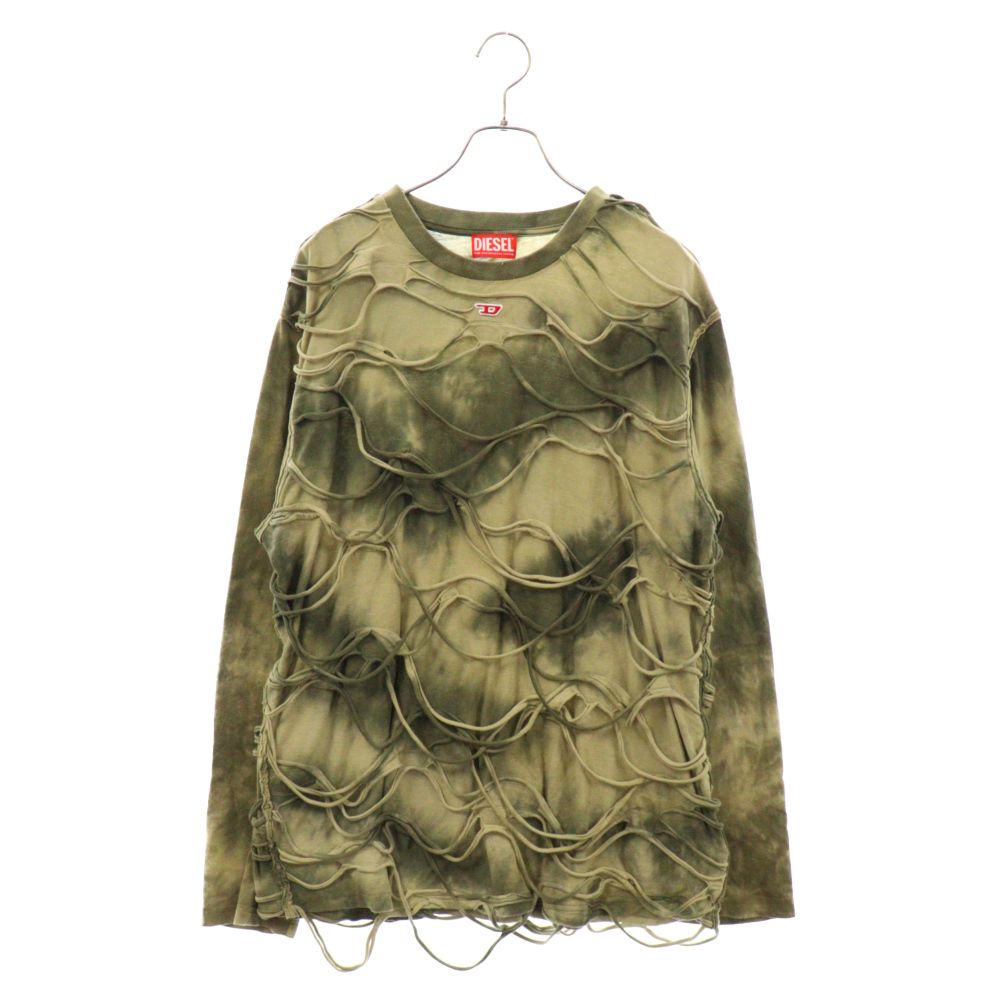 DIESEL (ディーゼル) T-Cranet-Ls タイダイ柄 長袖Tシャツ