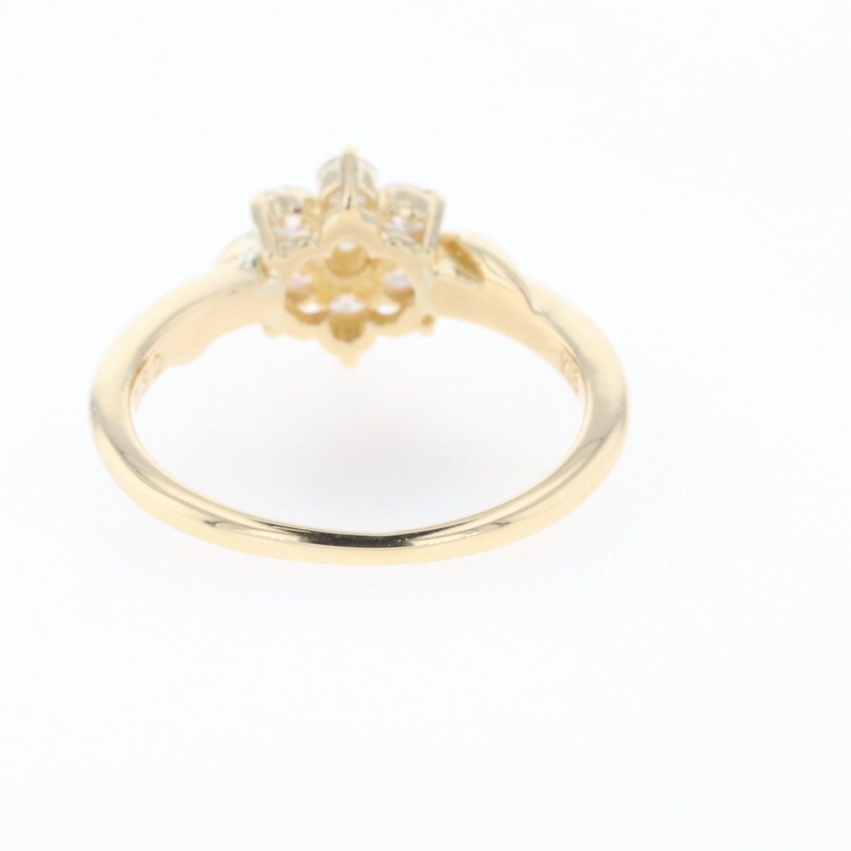 k18 メレダイヤリング11号♪ メレダイヤ デザインリング 11号 K18