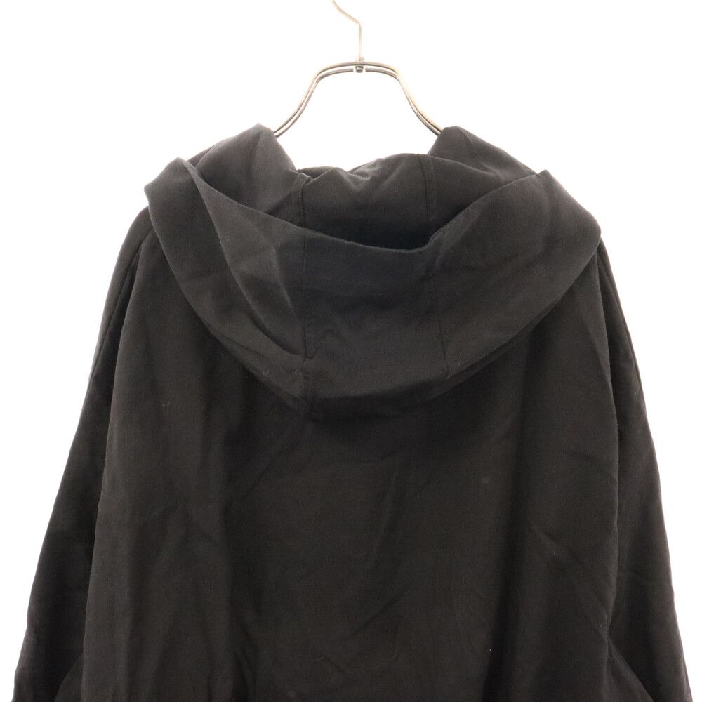 YOHJIYAMAMOTO+NOIR / ヘンリーネックウールギャバジンパーカー/2/ウール/ブラック/NK-D24-100 Yohji Yamamoto + NOIR (ヨウジヤマモトプリュスノアール) ヘンリー