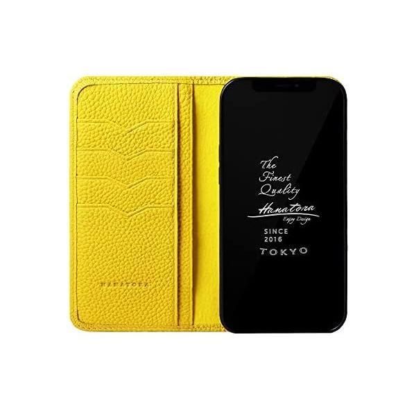 HANATORA] iPhone12 Pro Max ケース 手帳型 本革 シュリンクカーフ