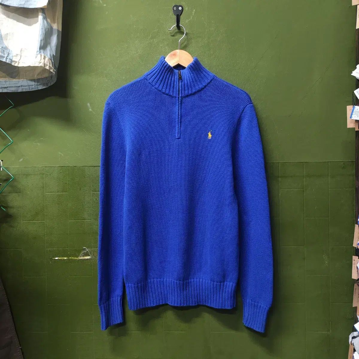 【雷市場（ポンジャン）商品韓国直送】 POLO by Ralph Lauren コットン ニット セーター ハーフ ジップアップ ティー