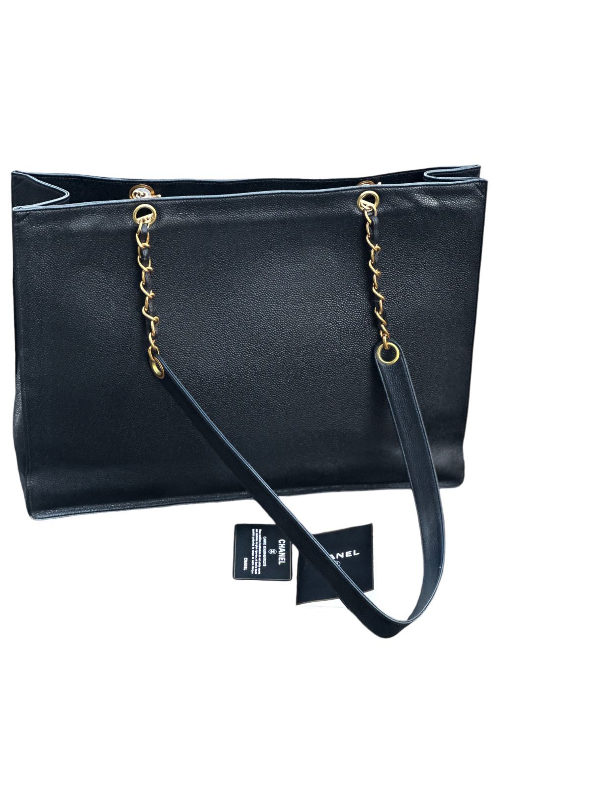 超美品◇シャネルCHANELキャビアスキンヴィンテージスーパー